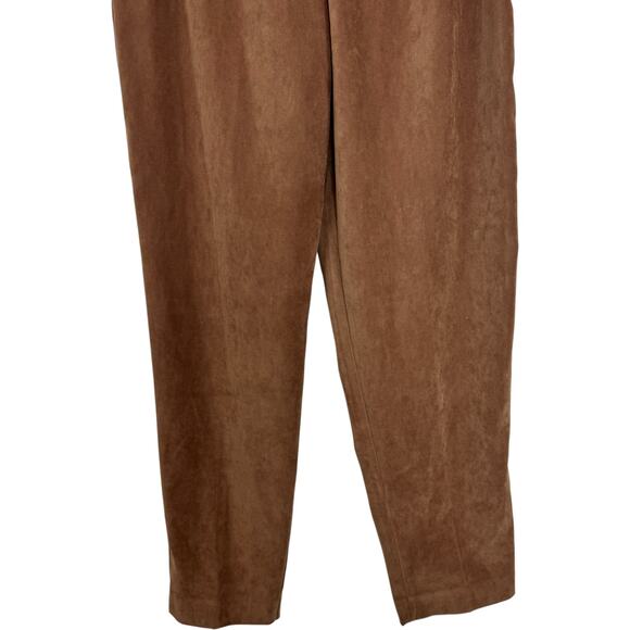 Vintage W.L. Sportswear Petites Brown Stretch Pants Size 14P Made in USA - Picture 10 of 15